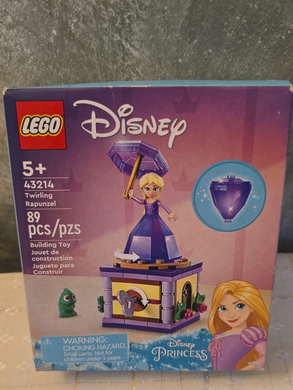 LEGO Disney Twirling Rapunzel Playset, 43214, 5+, 89 Pcs New